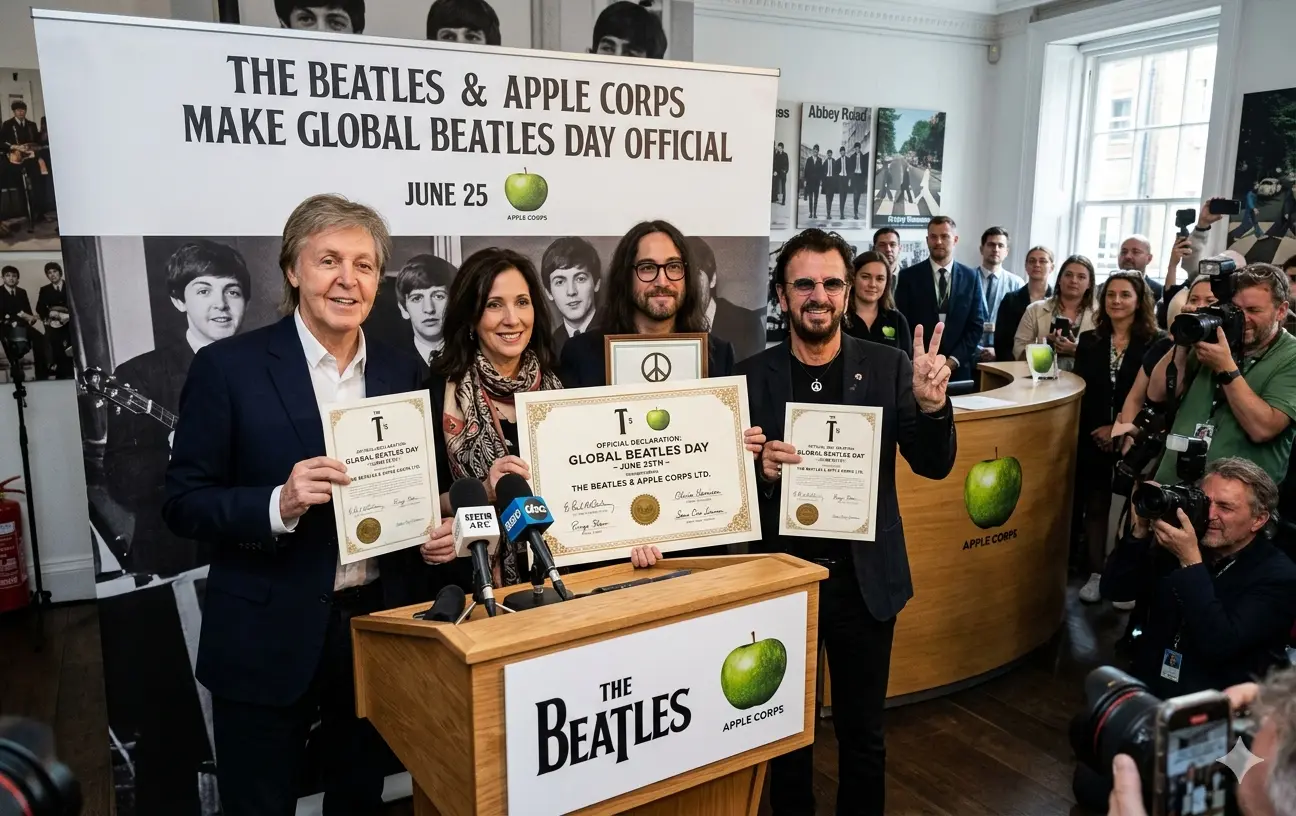 The Beatles and Apple Corps Make Global Beatles Day Official
