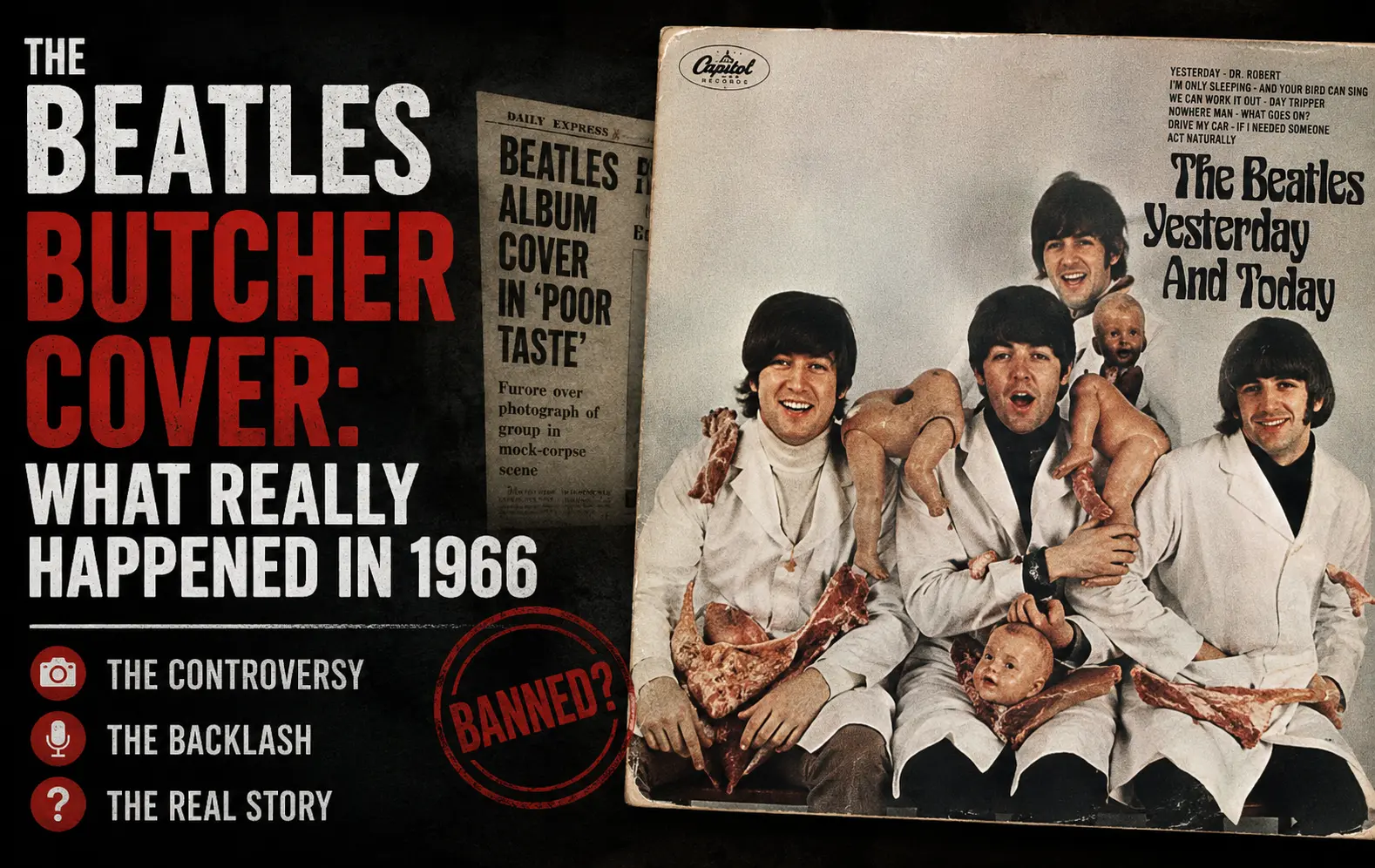 The Beatles Butcher Cover